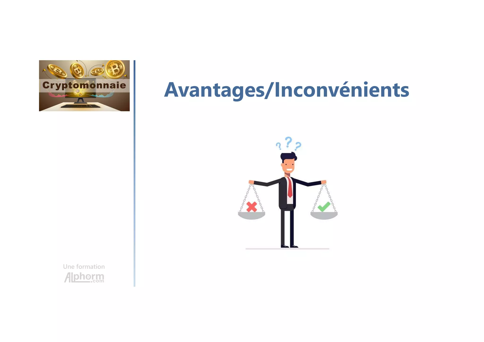 Alphorm.com Formation Comprendre la cryptomonnaie | PDF