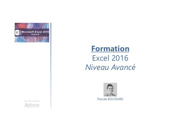 cours excel avancé pdf