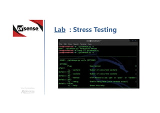 Une formation
Lab : Stress Testing
 