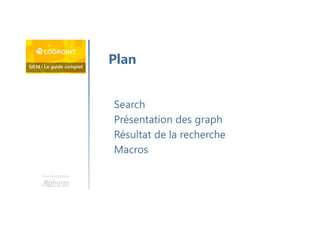 Une formation
Search
Présentation des graph
Résultat de la recherche
Macros
Plan
 