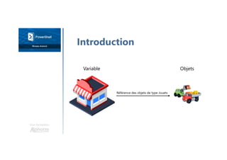 Une formation
Introduction
Variable Objets
Référence des objets de type Jouets
 