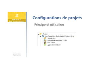 Une formation
Configurations de projets
Principe et utilisation
 
