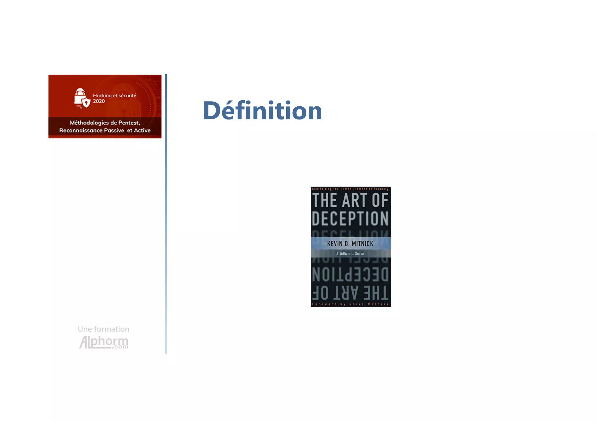 Une formation
Définition
 