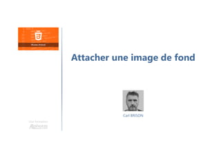 Carl BRISON
Une formation
Attacher une image de fond
 