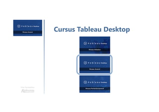 Une formation
Cursus Tableau Desktop
 
