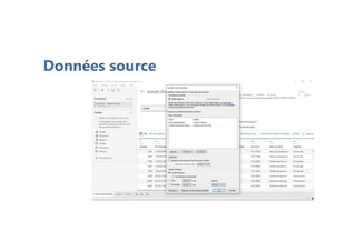 Données source
 