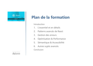 Alphorm.com Formation React : Niveau Avancé