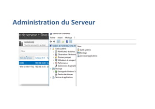 Administration du Serveur
 