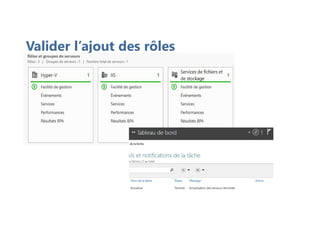 Valider l’ajout des rôles
 