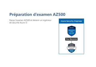 Préparation d’examen AZ500
Passer l’examen AZ500 et devenir un ingénieur
de sécurité Azure 
 