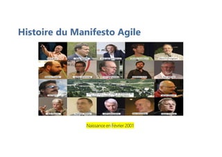 Histoire du Manifesto Agile
Naissanceen Février 2001
 
