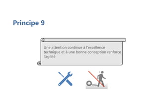 Principe 9
Une attention continue à l'excellence
technique et à une bonne conception renforce
l’agilité
 