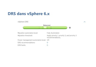 DRS dans vSphere 6.x
 