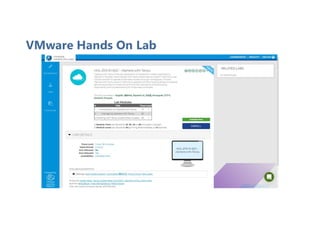VMware Hands On Lab
 