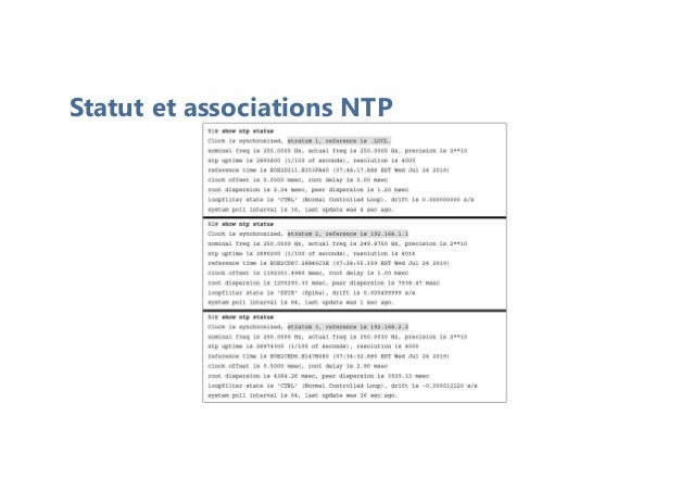 Statut et associations NTP
 
