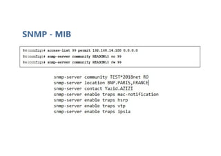 SNMP - MIB
 