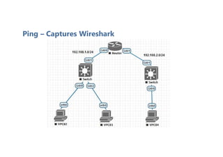 Ping – Captures Wireshark
 