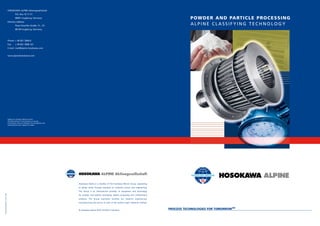 Alpine classifier technology (en) | PDF