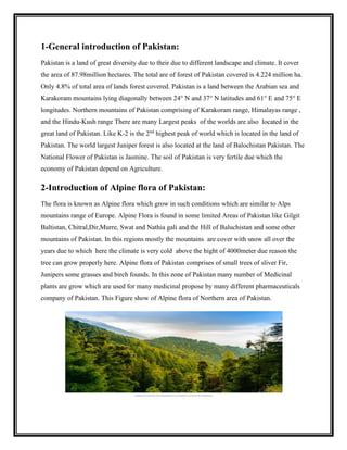 Alpine flora of pakistan | PDF