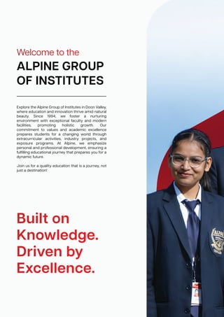 Alpine Group of Institutes: A Legacy of Excellence | PDF