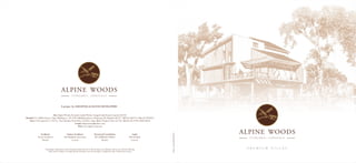 Alpine woods brochure