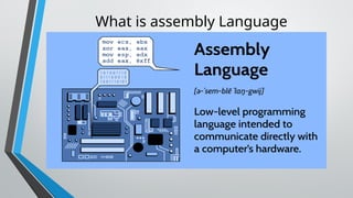What is assembly Language
 