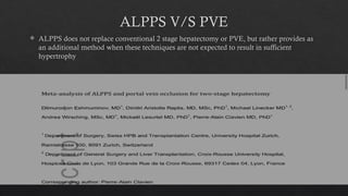 Association of Liver Partition with PV Ligation for Staged Hepatectomy.pptx