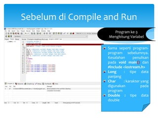 Algoritma dan Pemrograman C++ | PPTX