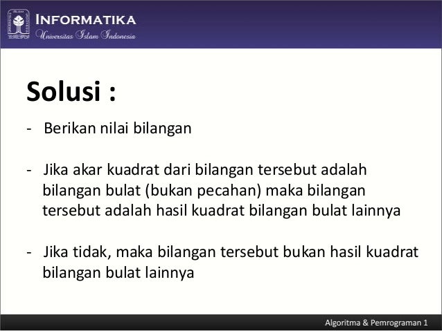 Algoritma dan Pemrograman C++ (Percabangan)