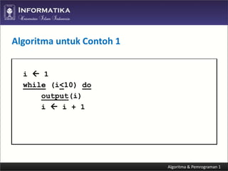 Algoritma dan Pemrograman C++ (Perulangan) | PPT