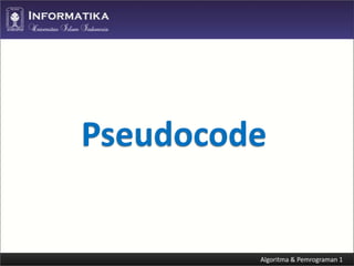 Algoritma dan Pemrograman C++ (Pseudocode & Flowchart) | PDF