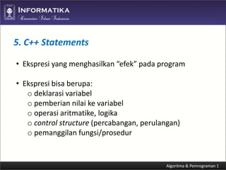 Algoritma dan Pemrograman C++ (Program Structure) | PDF
