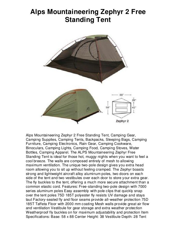 alps mountaineering zephyr 2 tent