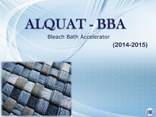 Bleach Bath Accelerator
(2014-2015)
 