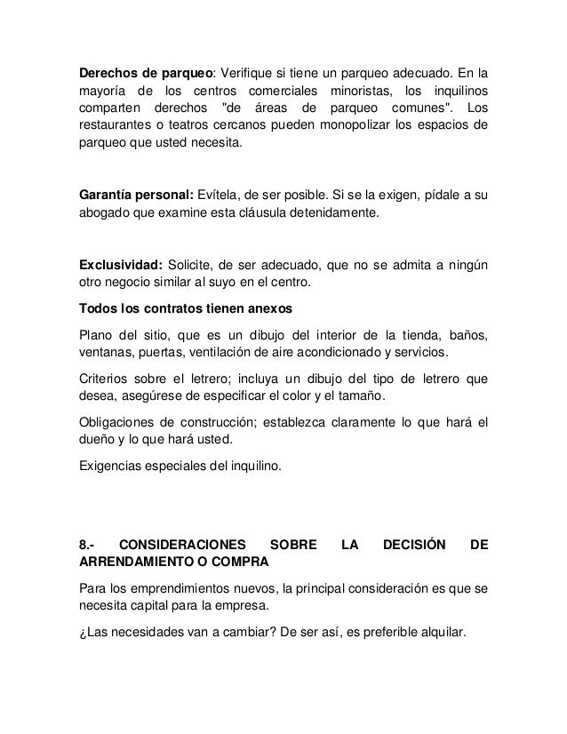 Alquileres de locales en Lima.