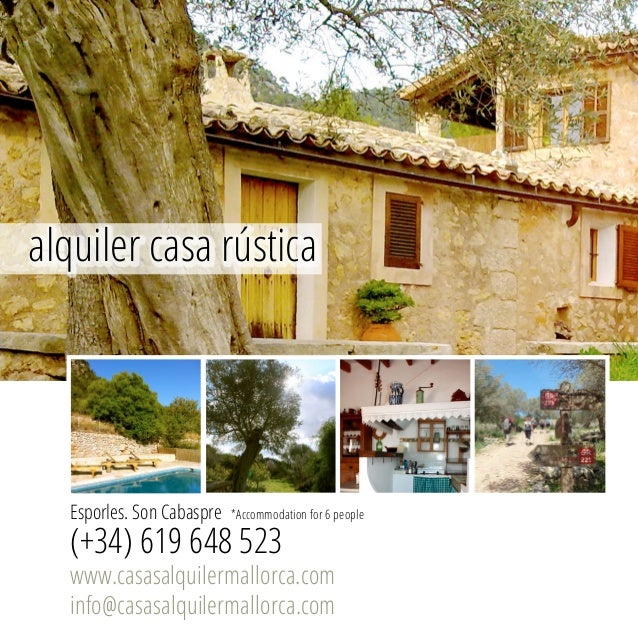 Alquilar Casa Rural Con Piscina En Mallorca