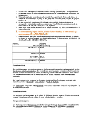 Alquinos guia | PDF