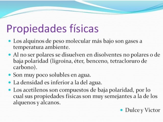 Alquinos.