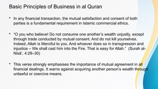Comprehensive Guide to Al Quran and Islamic Business Principles | PPTX