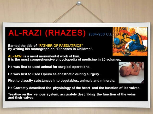 Ch Razi AL-RAZI (RHAZES) | PPT
