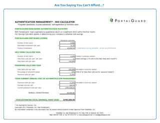 Are You Saying You Can’t Afford...?
 