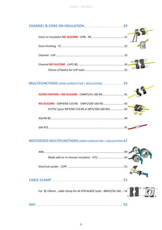 Alroc Tools - Cable Stripping & Preparation Tools For LV HV Cable ...