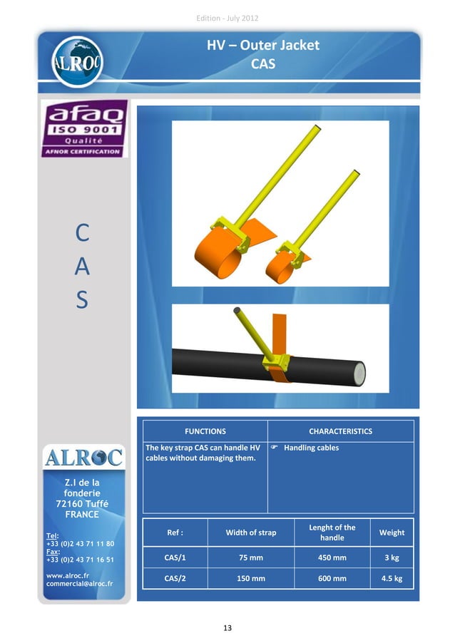 Alroc Tools Cable Stripping & Preparation Tools For LV HV Cable