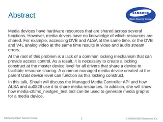 Media Resource Sharing Through the Media Controller API | PDF