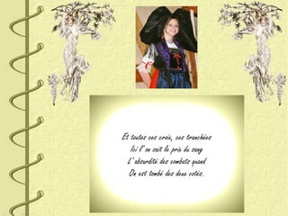 Et toutes ces croix, ces tranchées
Ici l' on sait le prix du sang
L' absurdité des combats quand
On est tombé des deux cotés.
 