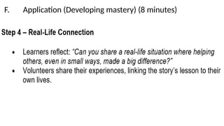 Sample Lesson Plan for ALS p Learning Strand 1-English for A and E ...
