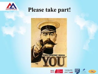 Please take part!
 
