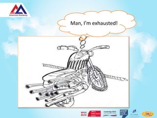 Man, I’m exhausted!
 