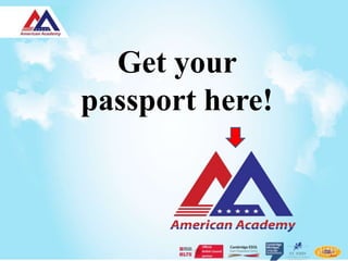 Get your
passport here!
 