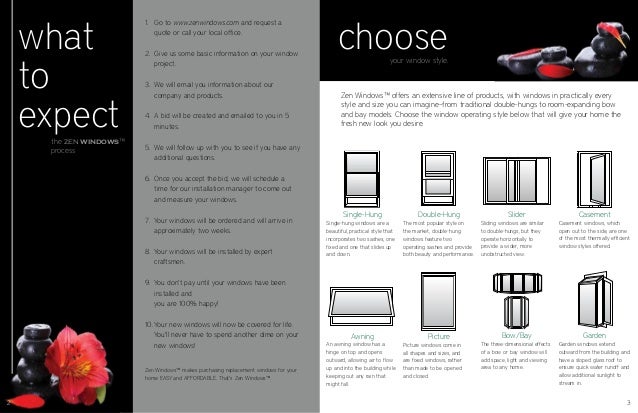 Alside Brochure Zen Windows The Triangle